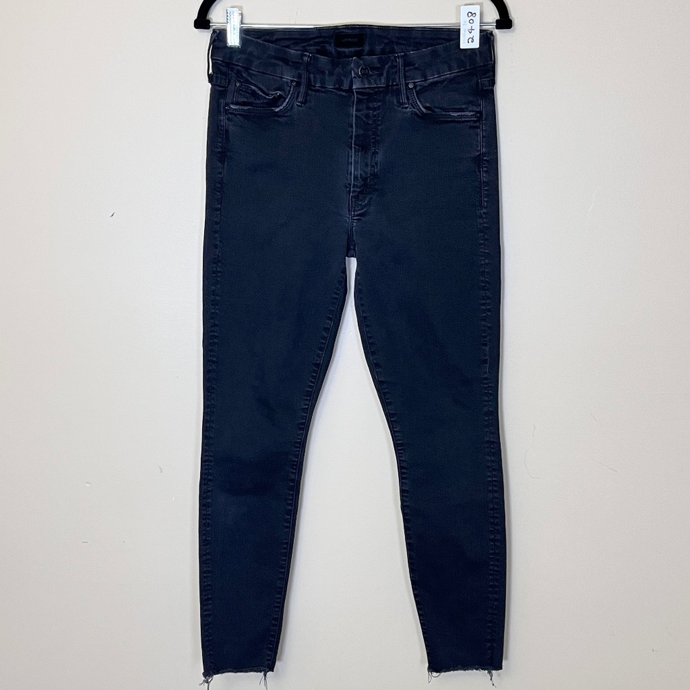 Mother The Looker Ankle Fray Not Guilty Jeans - Women's Size 30 - Black